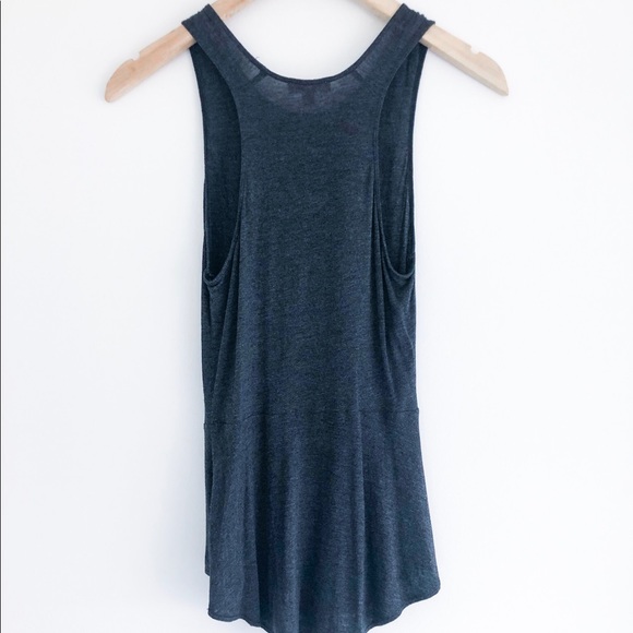 Aritzia Wilfred Concorde Peplum Crop Tank Top - Picture 5 of 6